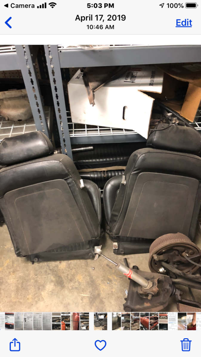 1969 Red Ford Mustang Convertible