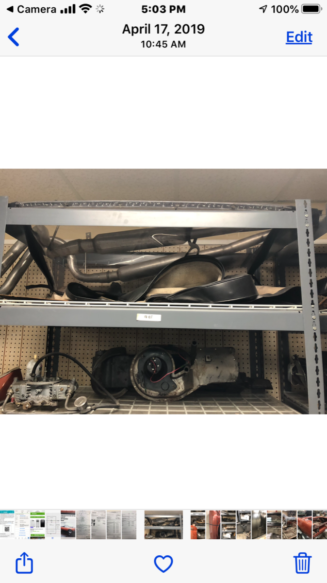 1969 Red Ford Mustang Convertible