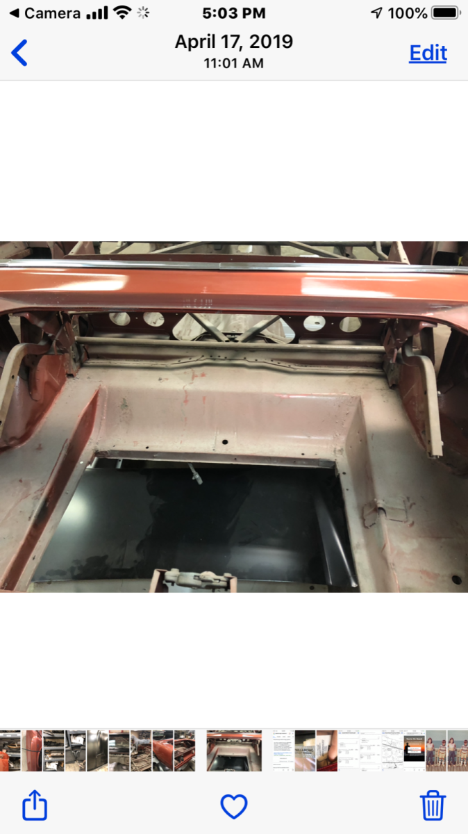 1969 Red Ford Mustang Convertible