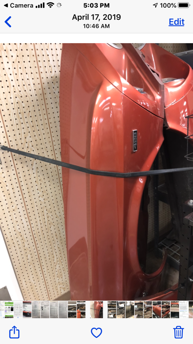 1969 Red Ford Mustang Convertible