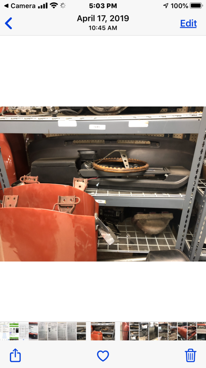 1969 Red Ford Mustang Convertible