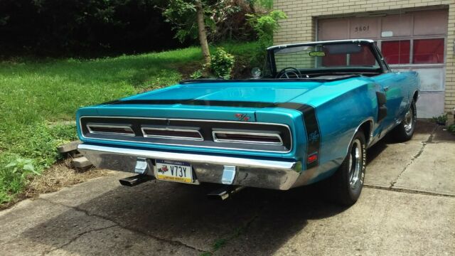 1969 Blue Dodge Coronet Convertible