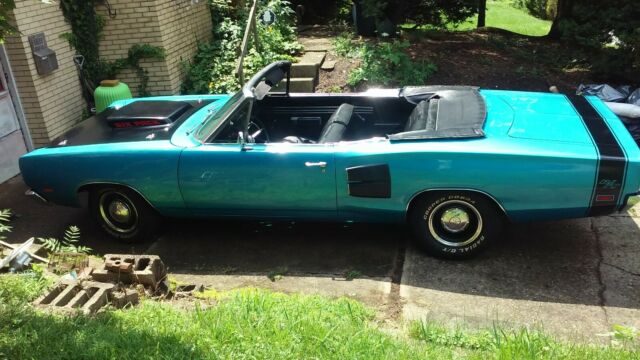 1969 Blue Dodge Coronet Convertible