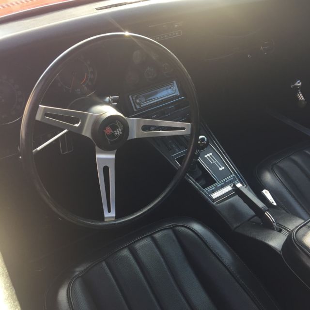 1969 Red Chevrolet Corvette Convertible