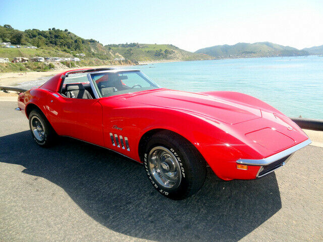 1969 Red Chevrolet Corvette Coupe