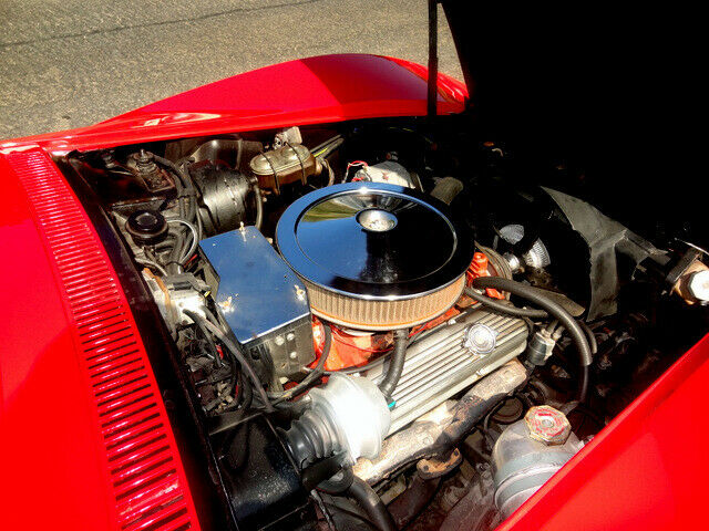 1969 Red Chevrolet Corvette Coupe