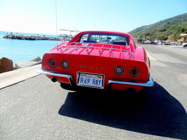 1969 Red Chevrolet Corvette Coupe