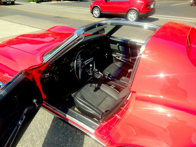 1969 Red Chevrolet Corvette Coupe