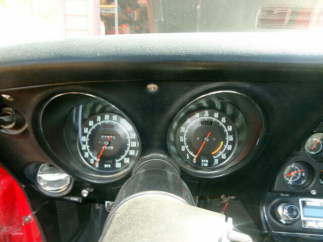 1969 Red Chevrolet Corvette Coupe