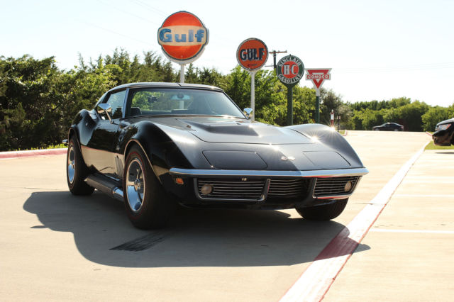 1969 Black Chevrolet Corvette Coupe