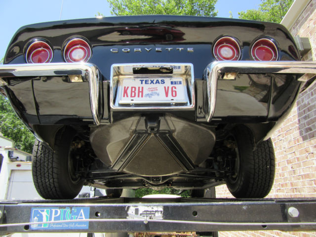 1969 Black Chevrolet Corvette Coupe