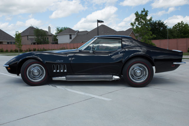 1969 Black Chevrolet Corvette Coupe