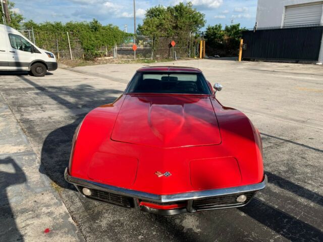 1969 red Chevrolet Corvette