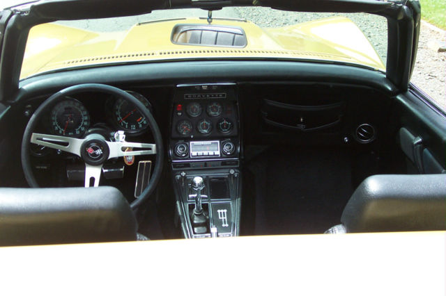 1969 Gold Chevrolet Corvette Convertible