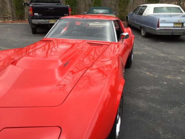 1969 Red Chevrolet Corvette Coupe