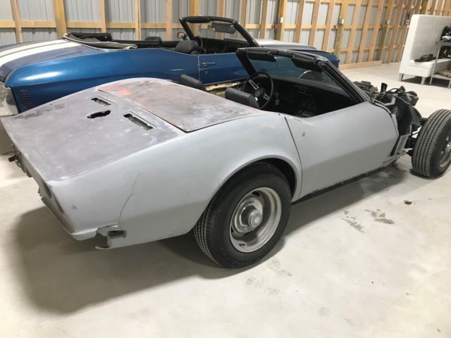 1969 Black Chevrolet Corvette Convertible