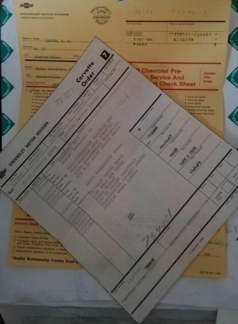 1969 Yellow Chevrolet Corvette Coupe