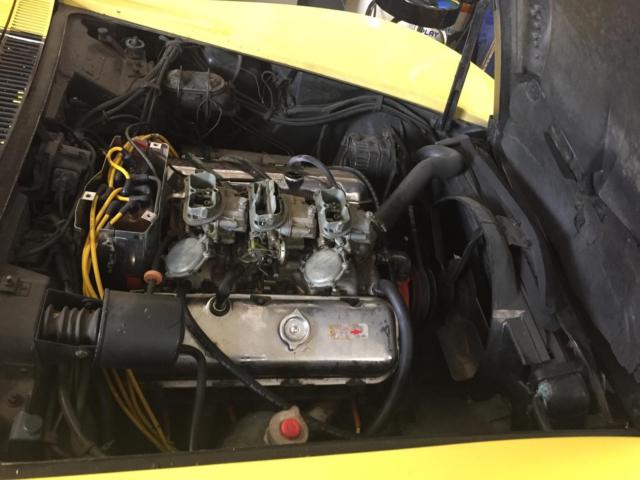 1969 Yellow Chevrolet Corvette Coupe