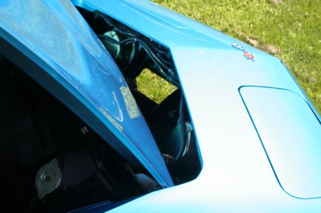 1969 Blue Chevrolet Corvette Coupe