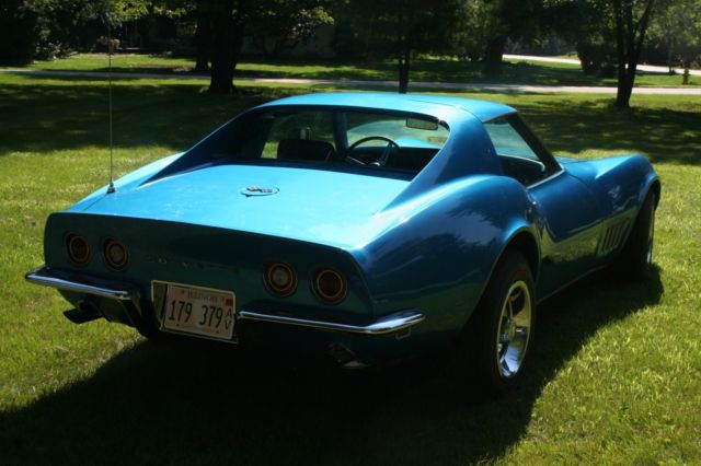 1969 Blue Chevrolet Corvette Coupe