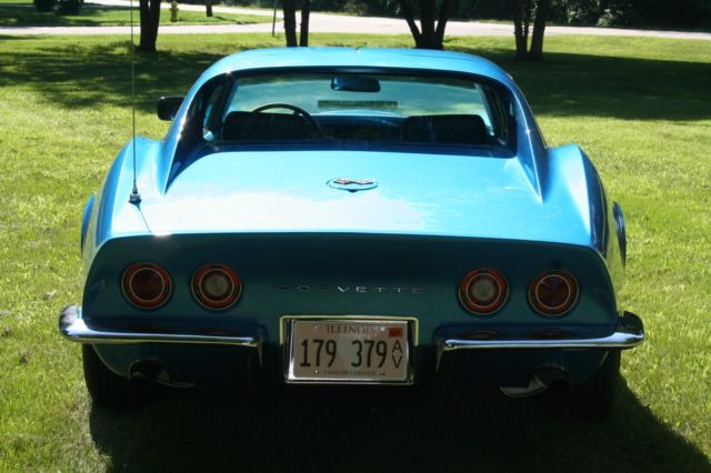 1969 Blue Chevrolet Corvette Coupe