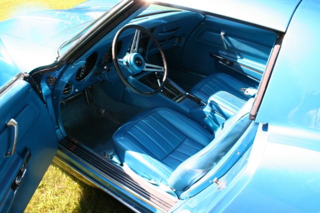 1969 Blue Chevrolet Corvette Coupe