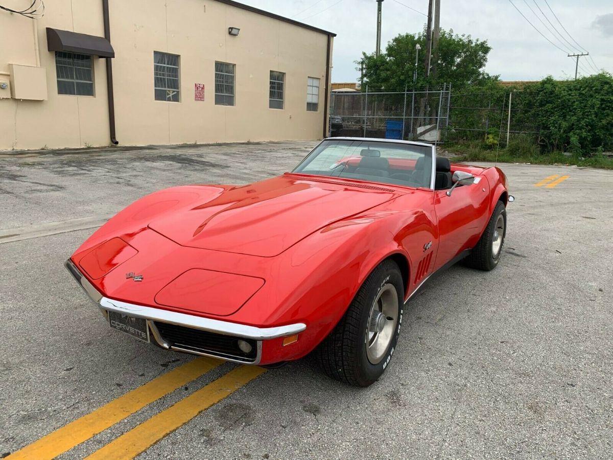 1969 Red Chevrolet Corvette