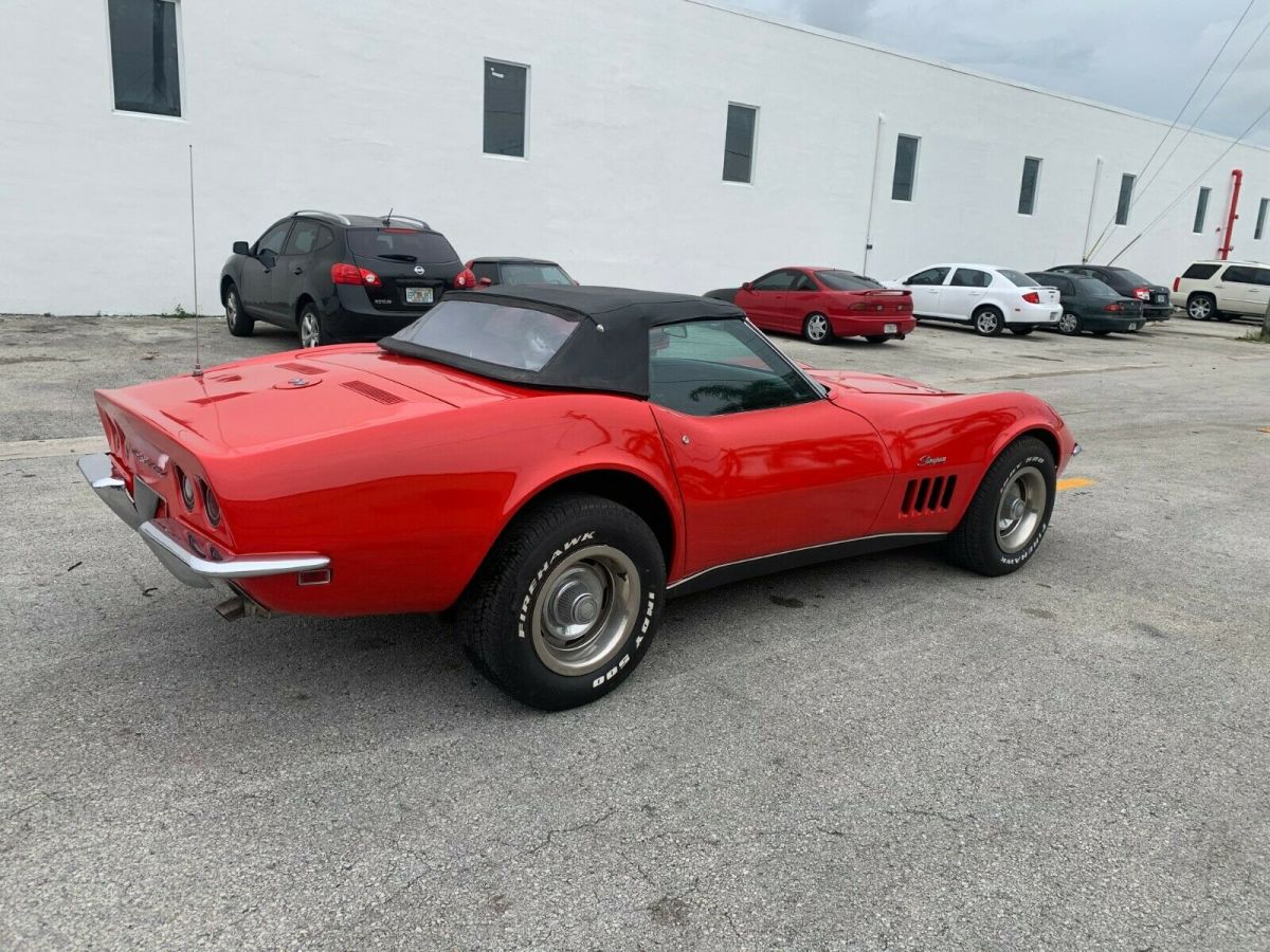 1969 Red Chevrolet Corvette