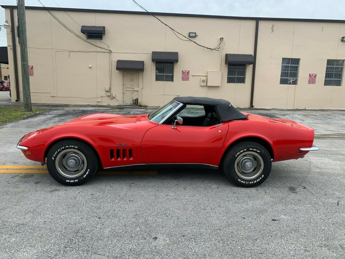 1969 Red Chevrolet Corvette