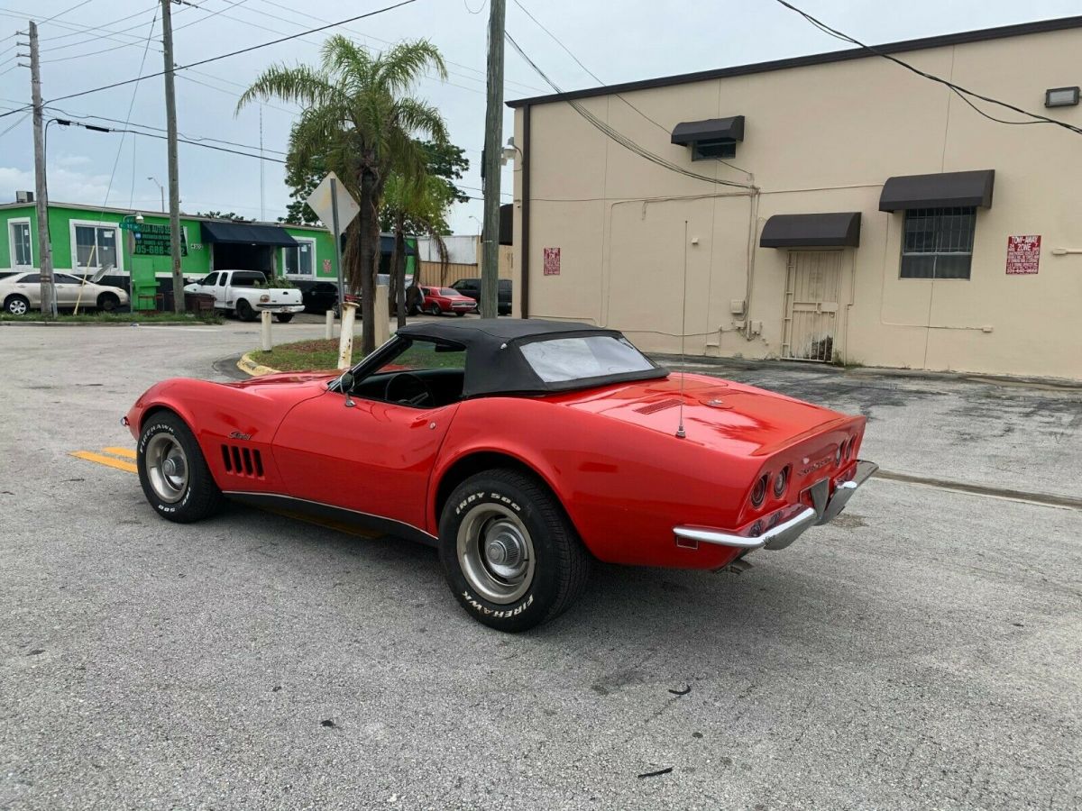 1969 Red Chevrolet Corvette