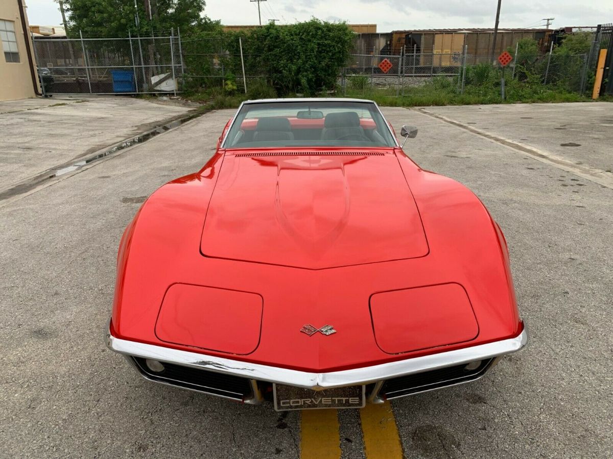 1969 Red Chevrolet Corvette