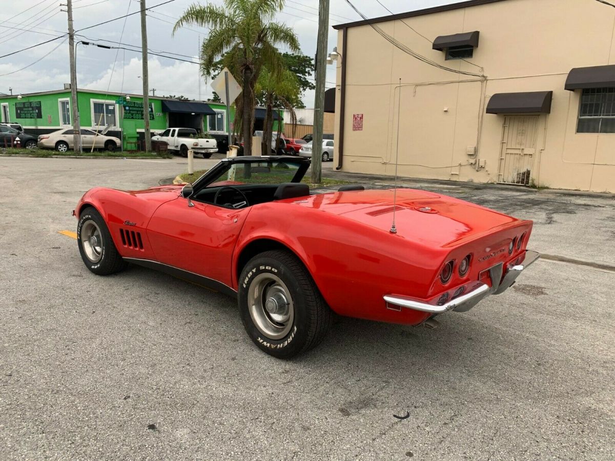 1969 Red Chevrolet Corvette