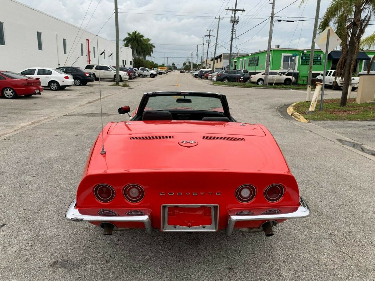 1969 Red Chevrolet Corvette