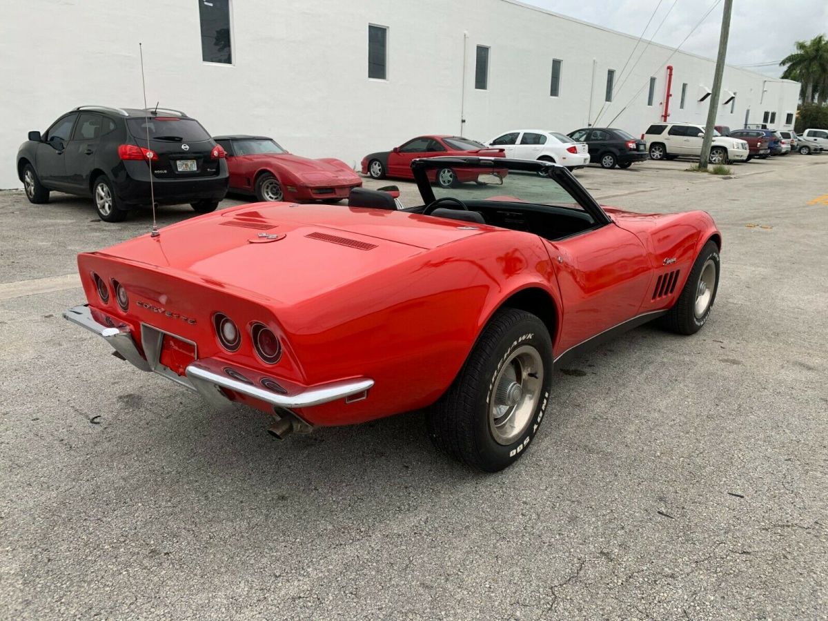 1969 Red Chevrolet Corvette