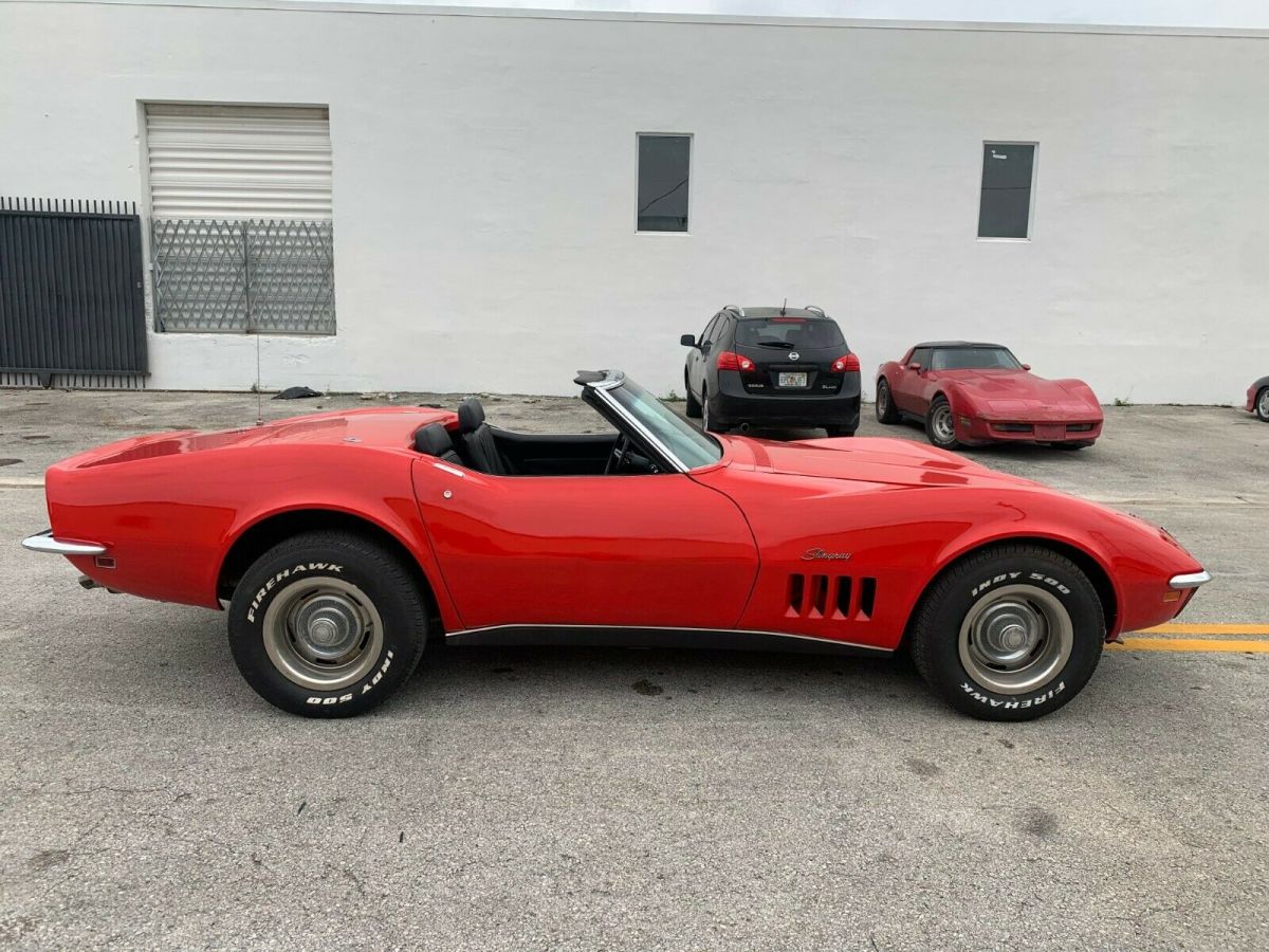 1969 Red Chevrolet Corvette