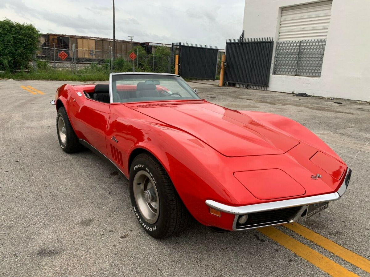 1969 Red Chevrolet Corvette
