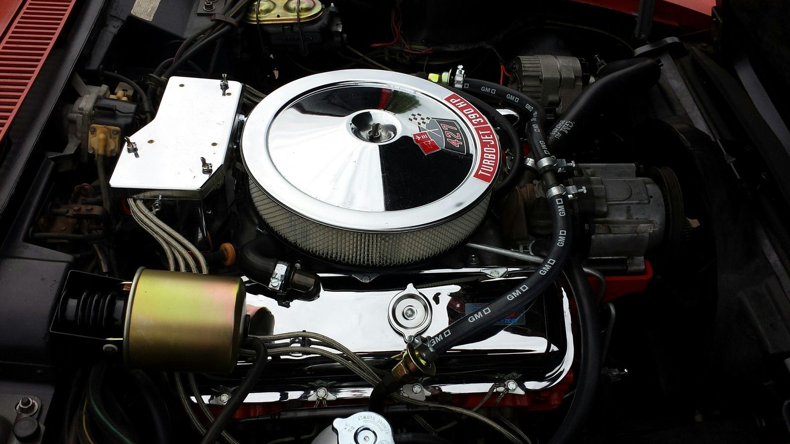 1969 Red Chevrolet Corvette Convertible