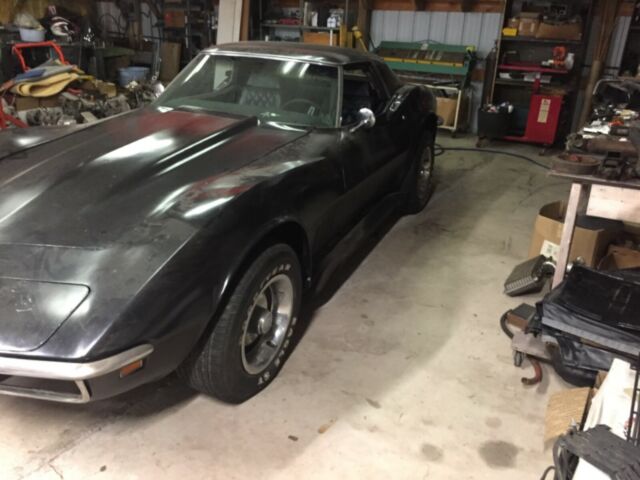 1969 Black Chevrolet Corvette Convertible