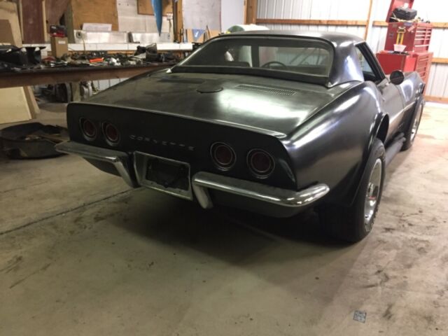 1969 Black Chevrolet Corvette Convertible