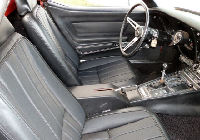 1969 Red Chevrolet Corvette Convertible