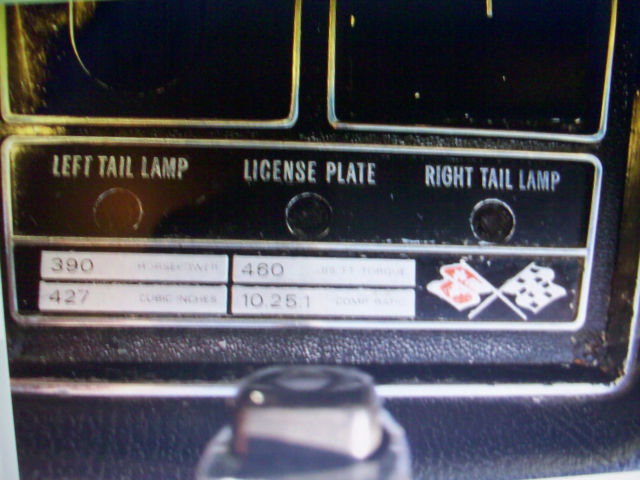 1969 White Chevrolet Corvette Convertible