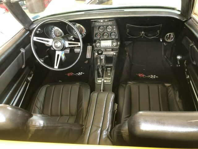 1969 Yellow Chevrolet Corvette Convertible