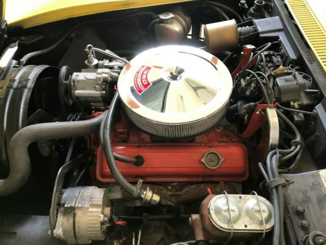 1969 Yellow Chevrolet Corvette Convertible