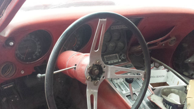 1969 Red Chevrolet Corvette Convertible