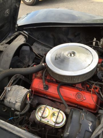 1969 Black Chevrolet Corvette Convertible
