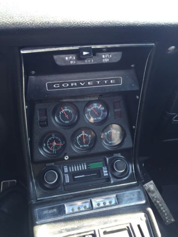 1969 Black Chevrolet Corvette Convertible