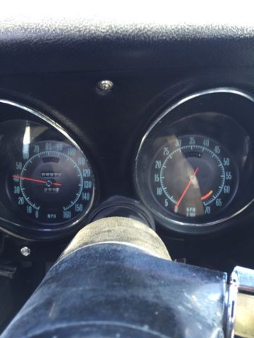 1969 Black Chevrolet Corvette Convertible