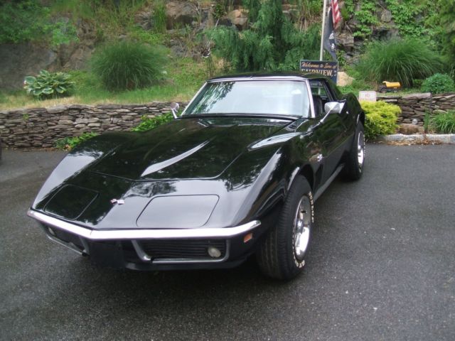 1969 Black Chevrolet Corvette Coupe