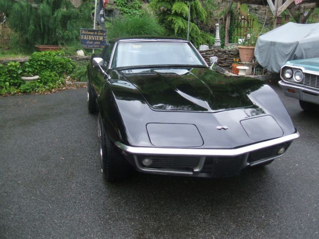 1969 Black Chevrolet Corvette Coupe