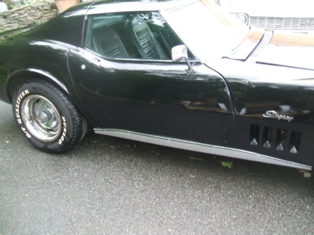 1969 Black Chevrolet Corvette Coupe